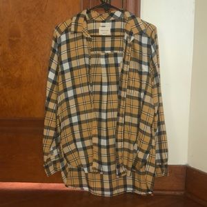 American Eagle Yellow Flannel
